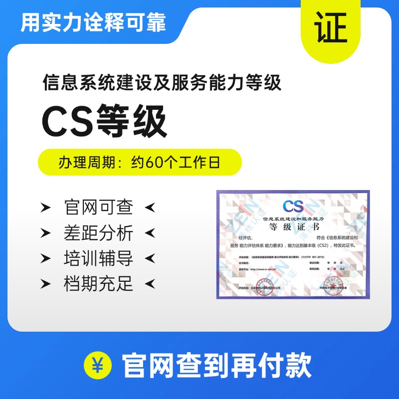 CS-信息系统建设和能力服务